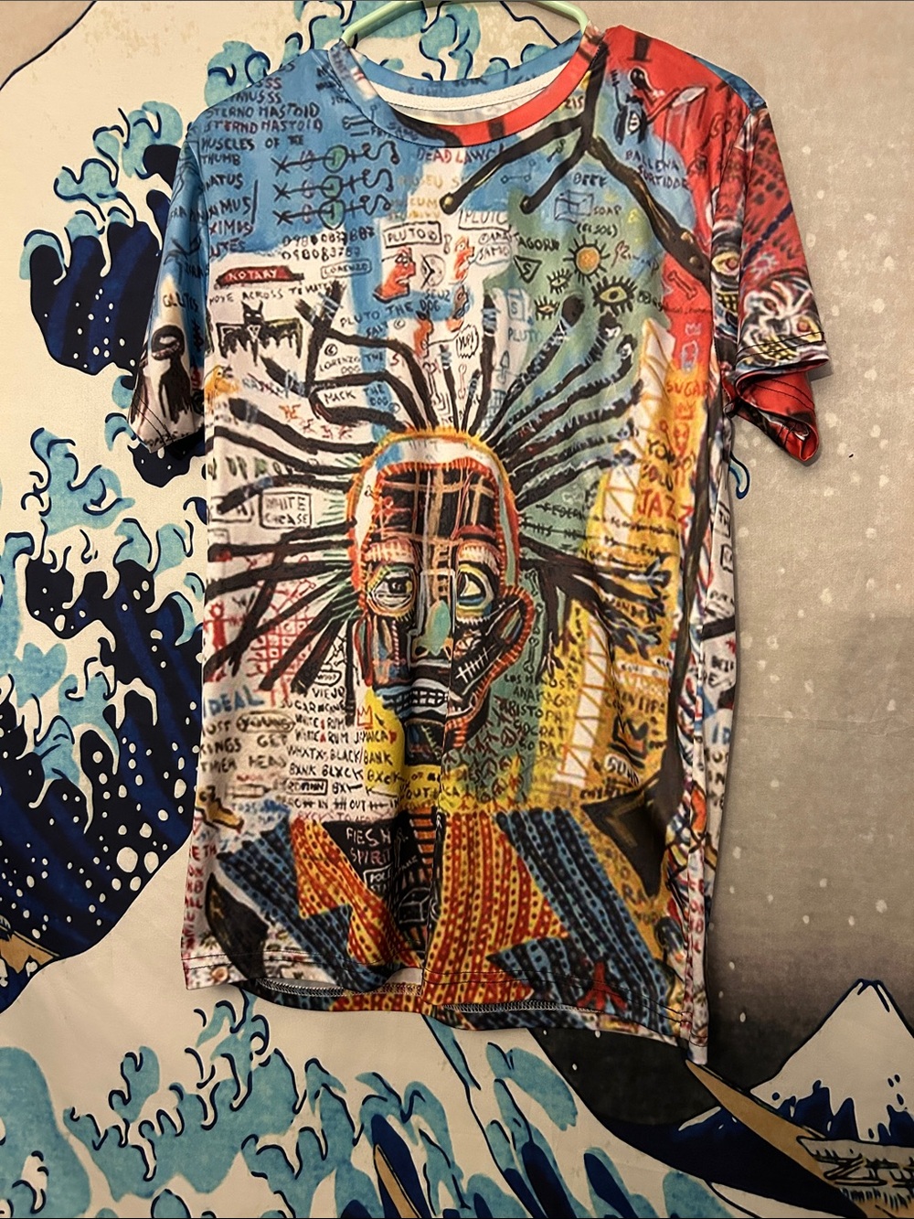 Abstract Multicolor Graphic Tee - Men's Shirt
